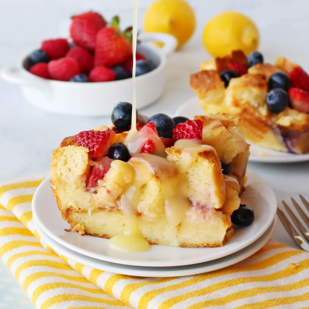 Berry Bread Pudding Recipe