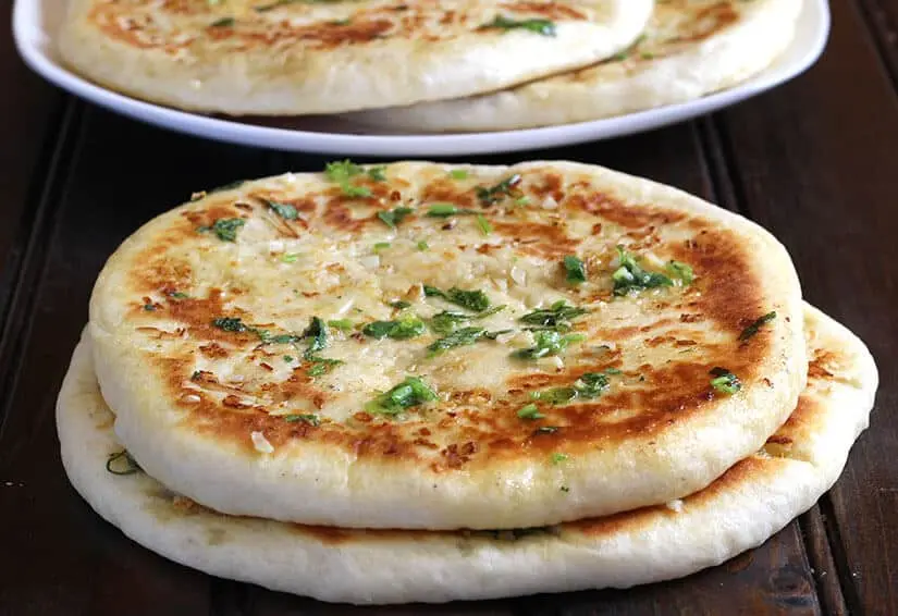 Cheesy Garlic Naan Bread Recipe