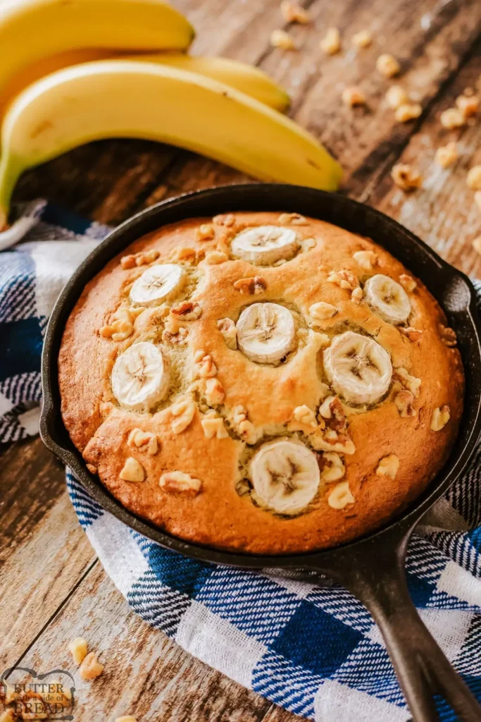 Cast Iron Banana Bread Recipe