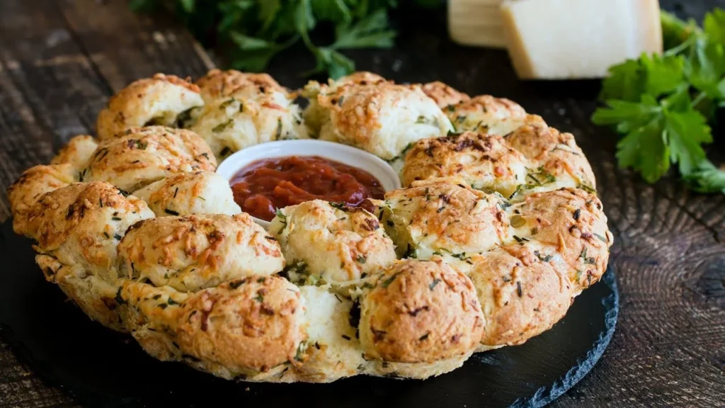 Cheesy Garlic Monkey Bread Recipe