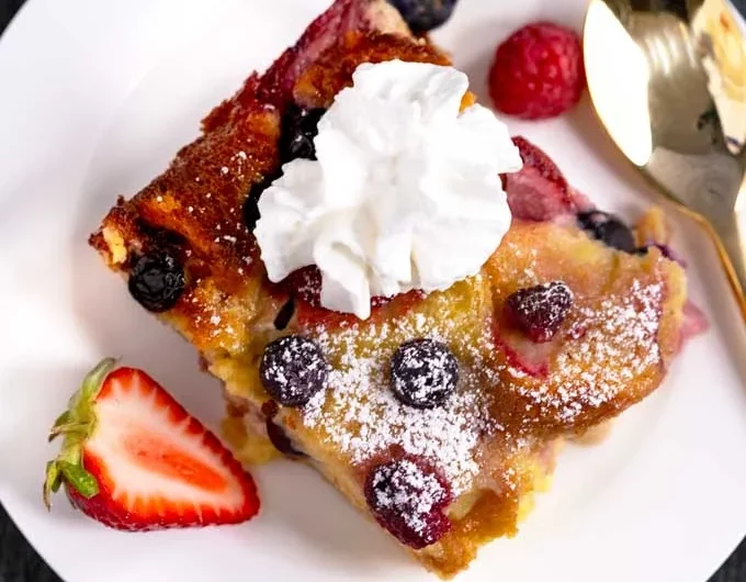 Berry Bread Pudding Recipe