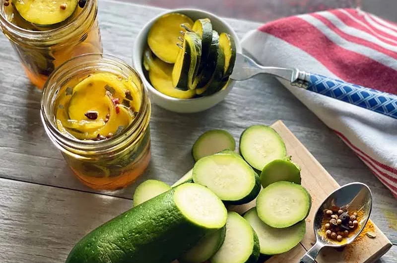 Bread and Butter Zucchini Pickles Recipe