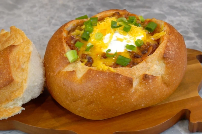 Chili Bread Bowl Recipe