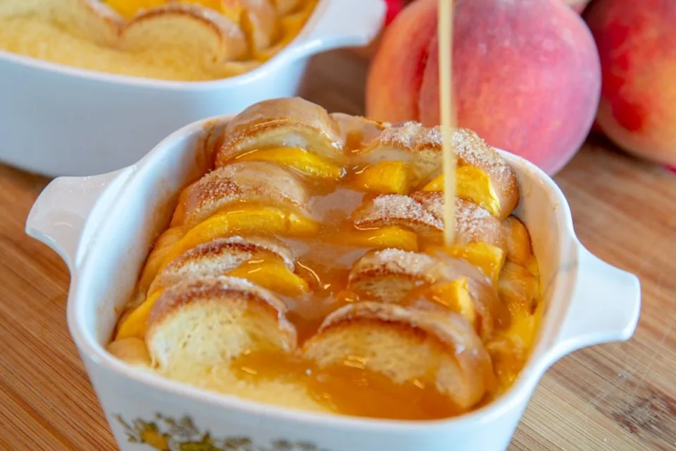 Peach Bread Pudding Recipe