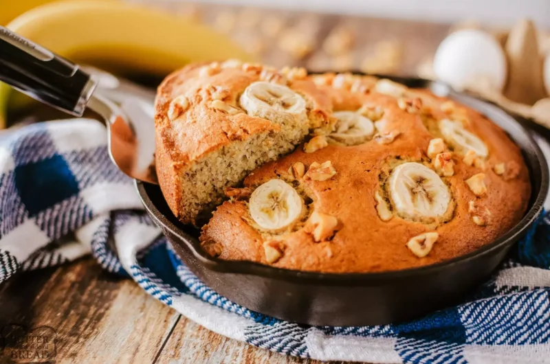 Cast Iron Banana Bread Recipe