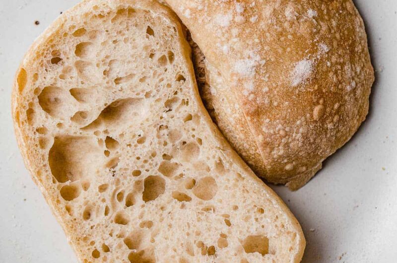Ciabatta Bread Rolls Recipe