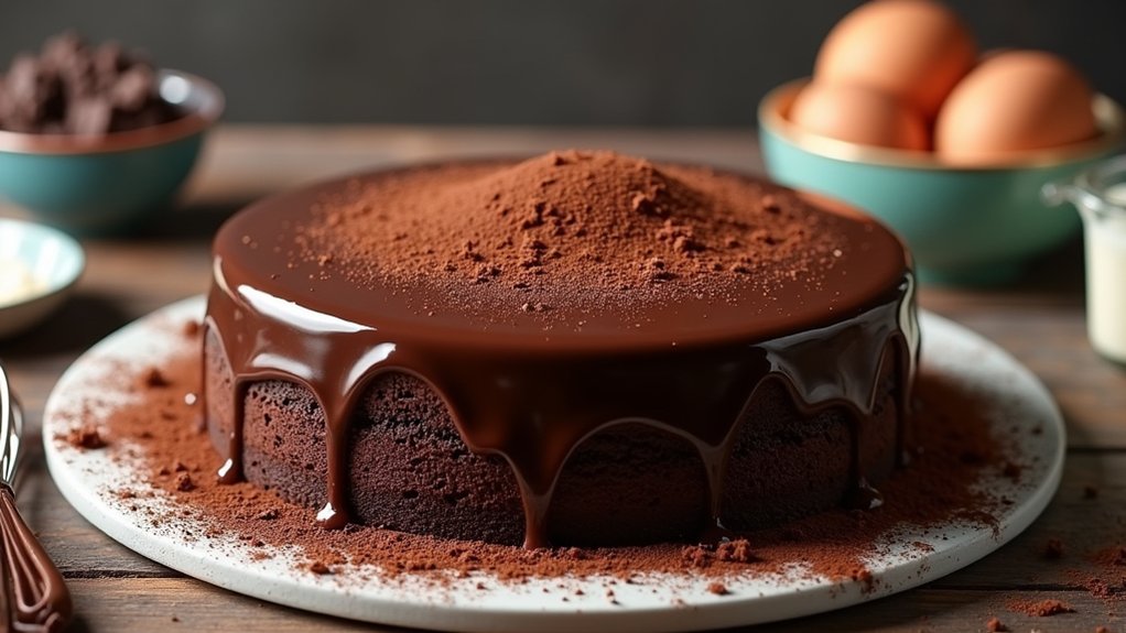 bake a moist chocolate cake