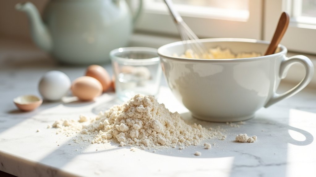 baking joy with homemade flour