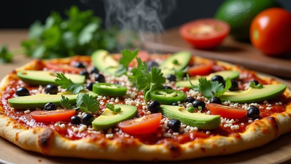 cooking mexican pizza steps