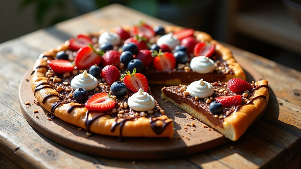 creative dessert pizza joy