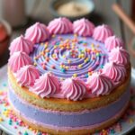 delicious homemade birthday cake