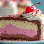 delicious ice cream dessert