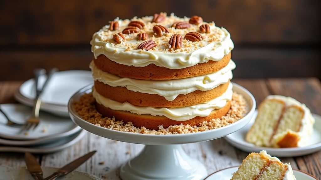 Italian Cream Cake Recipe delicious italian cream cake