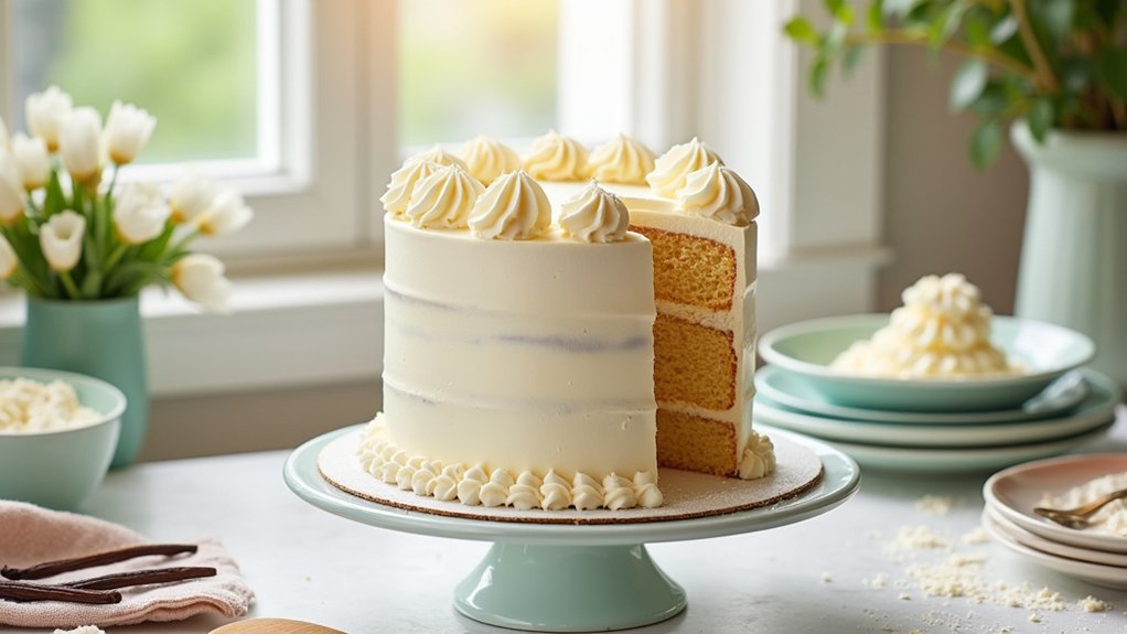 delightful homemade vanilla cake
