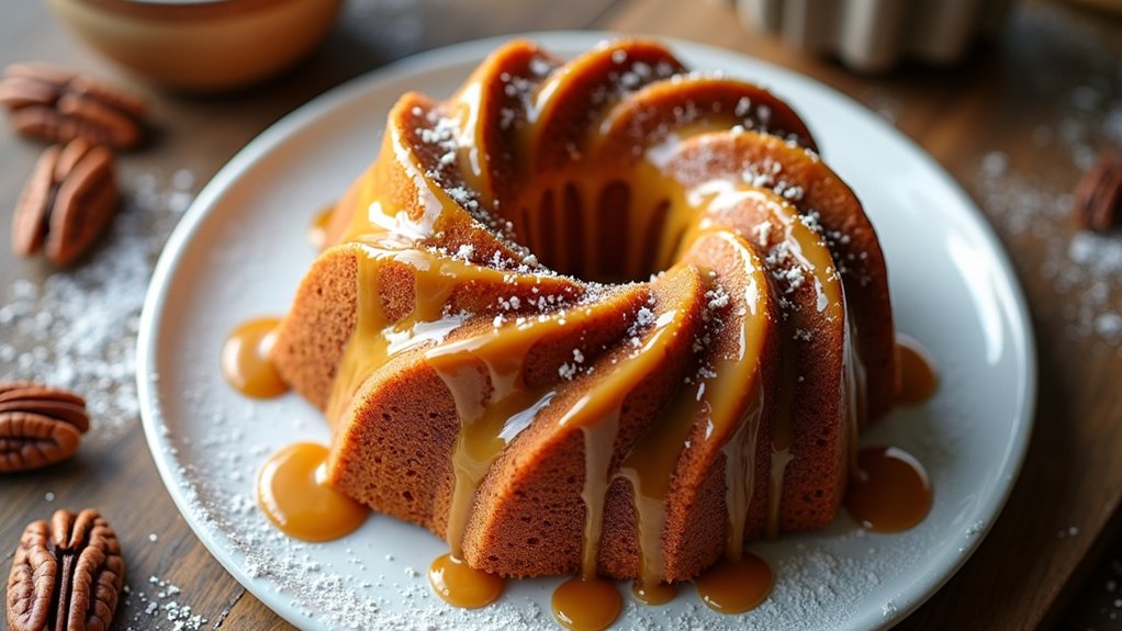 delightful nut filled cake