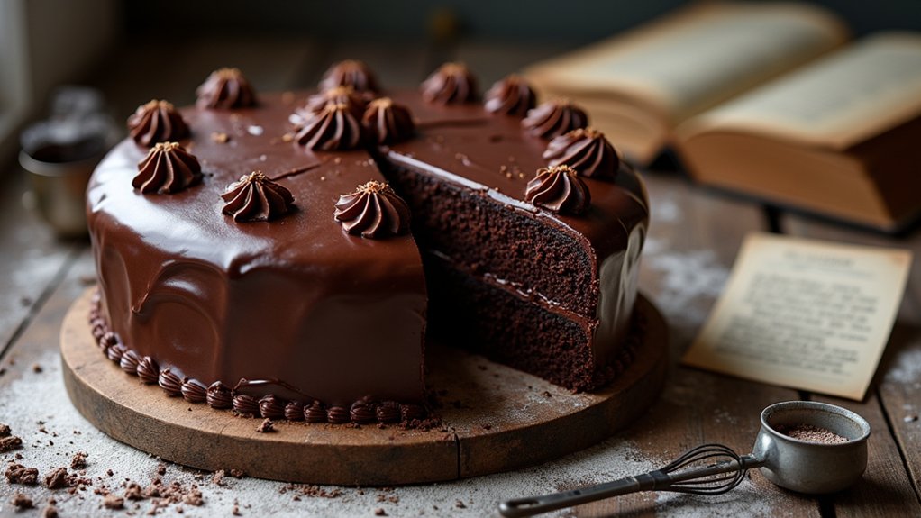 evolution of chocolate cake