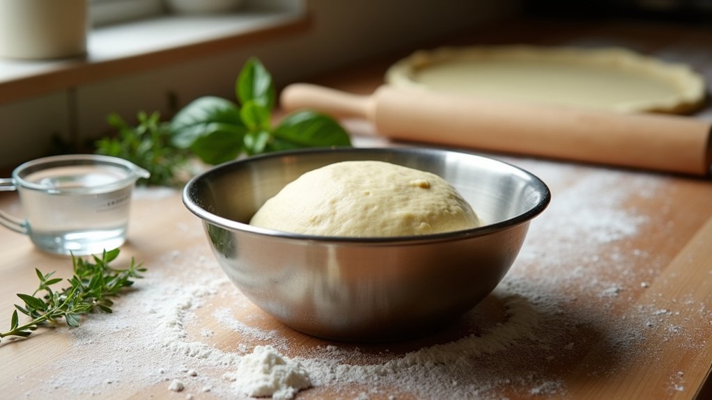 gluten free pizza dough preparation