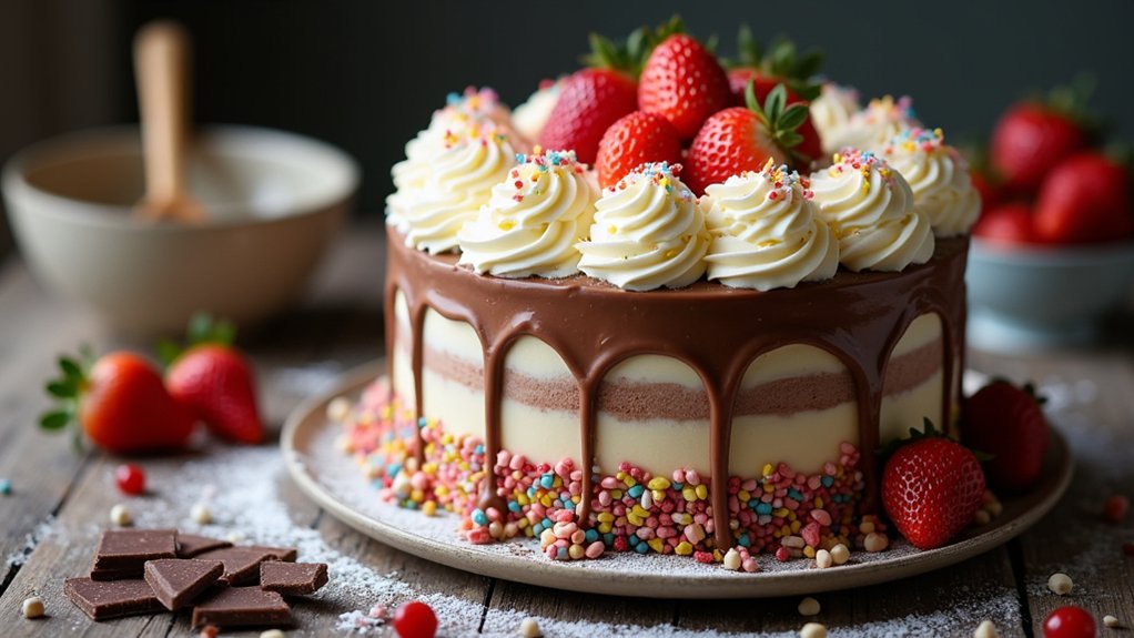 heavenly vanilla almond cake