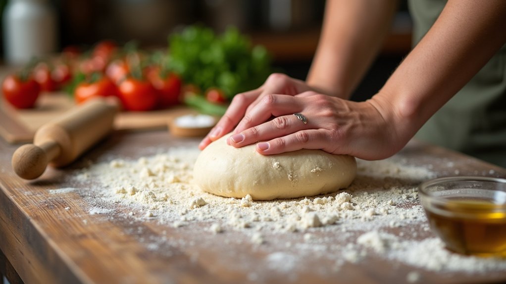 mix knead rise shape