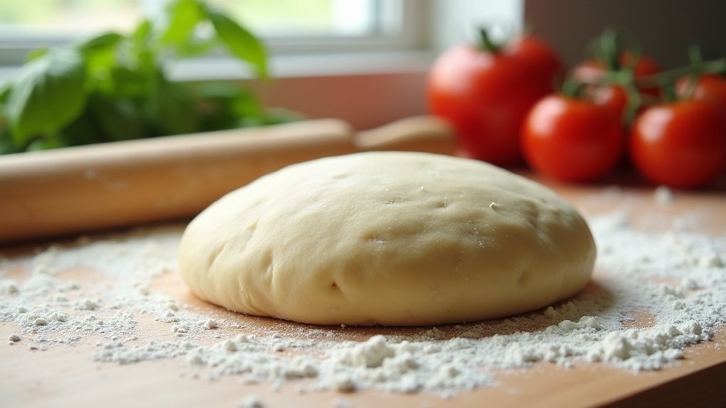 mix yeast knead dough