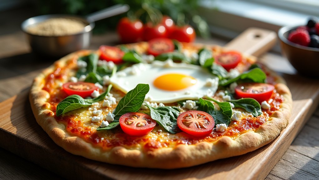 nutrient rich breakfast pizza delight