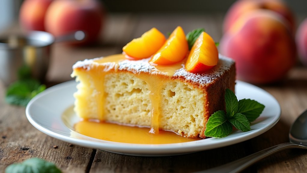 nutritional benefits of peach cake