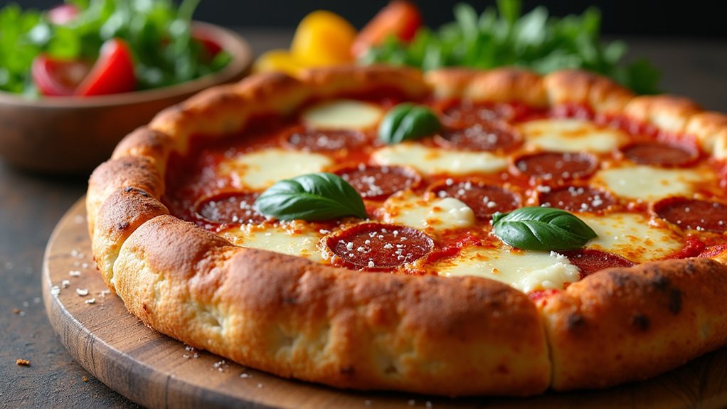 nutritional breakdown of pizza