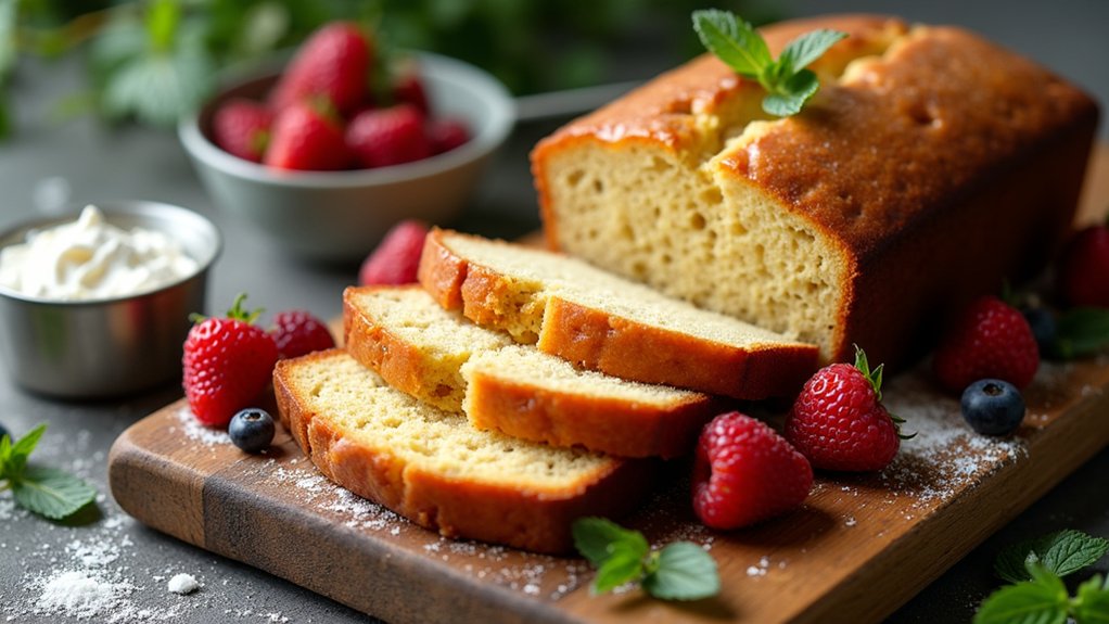 nutritional breakdown of pound cake