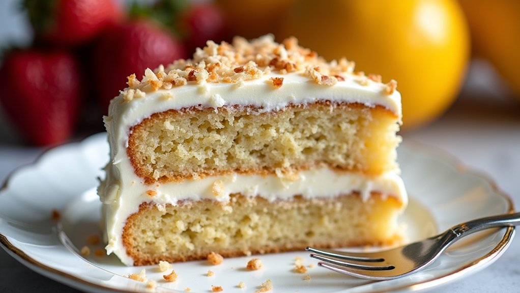 nutritional content of cake