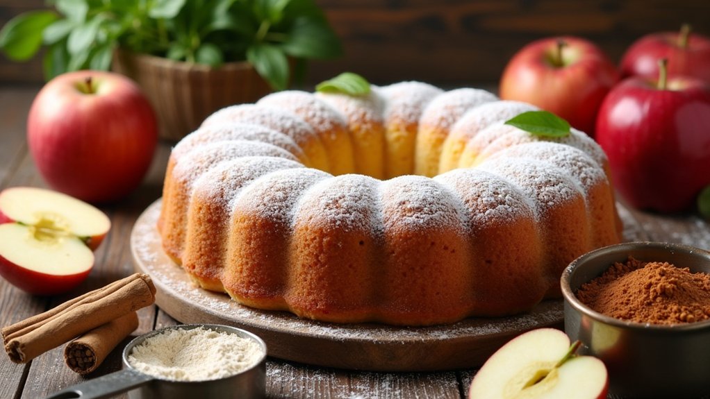 nutritional value of apple cake