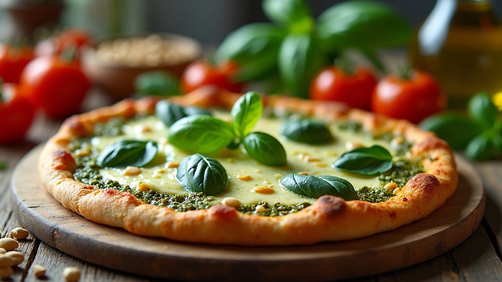 pesto pizza creative exploration