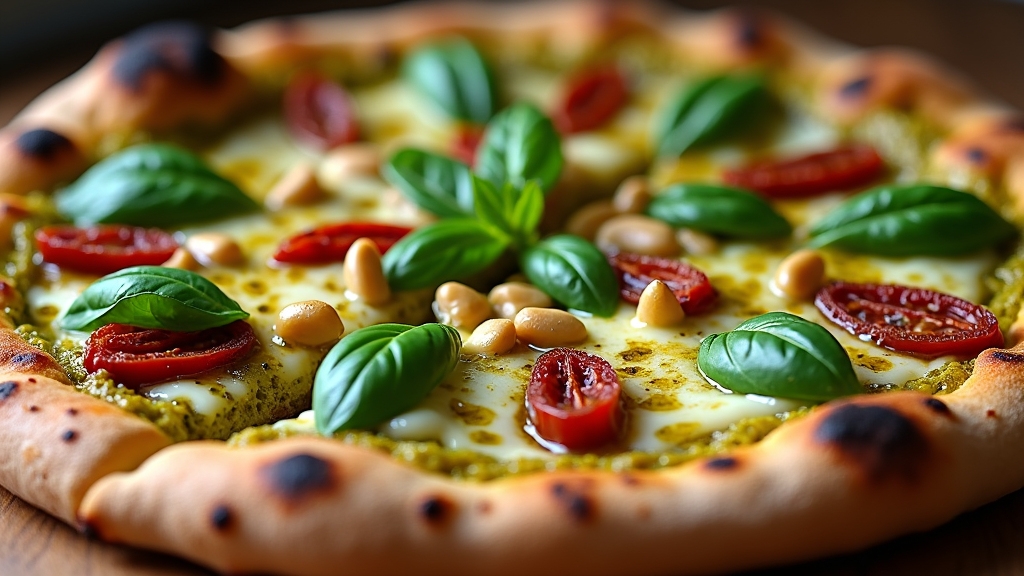 Pesto Pizza Recipe pesto pizza preparation instructions