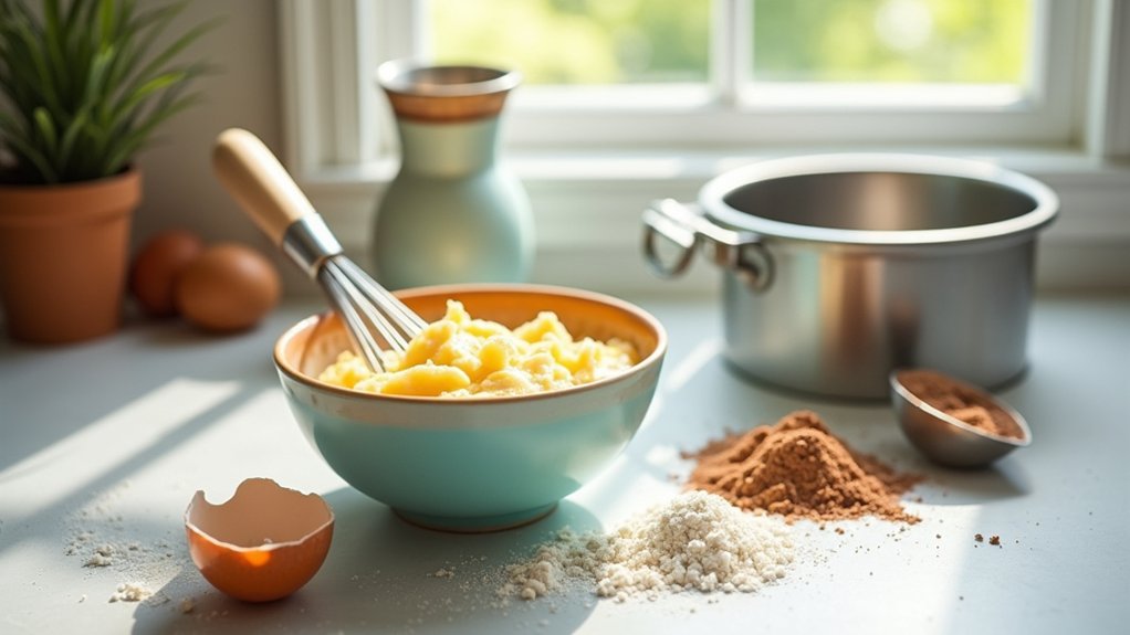 preheat oven and mix