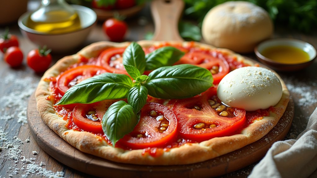 preheat oven assemble pizza