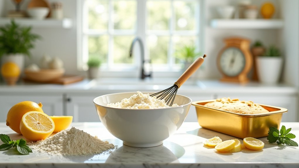 preheat oven mix ingredients