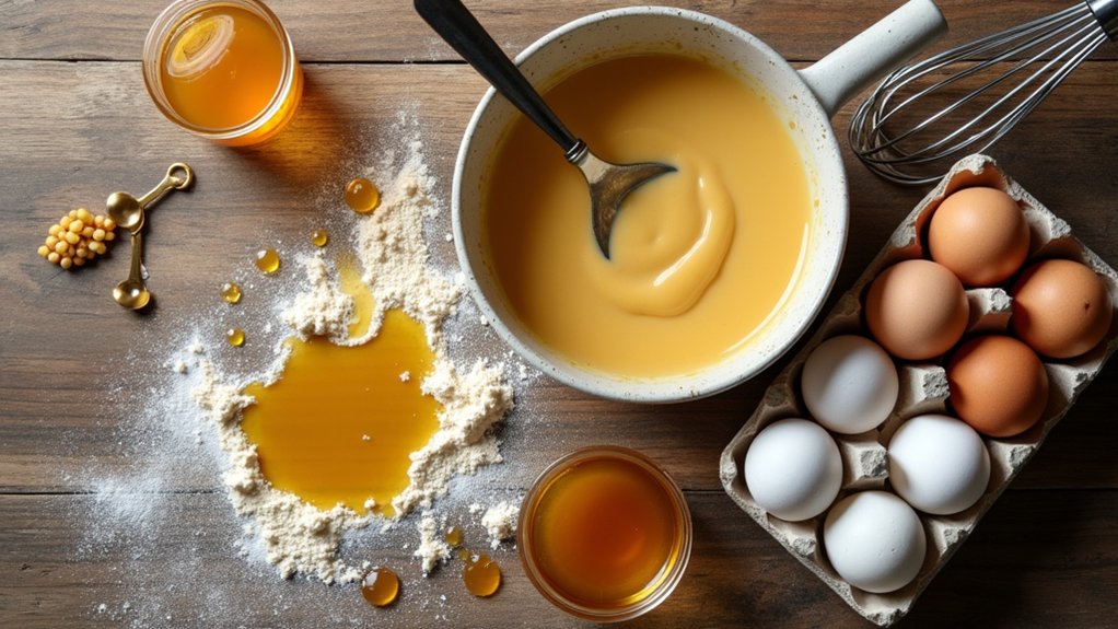 preheat oven mix ingredients