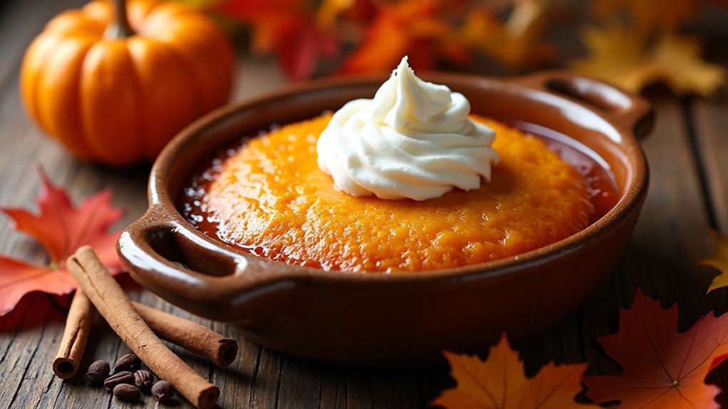 pumpkin dump cake preparation