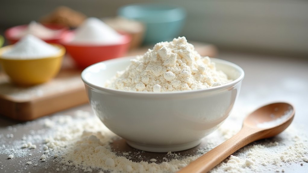 sifting flour and cornstarch