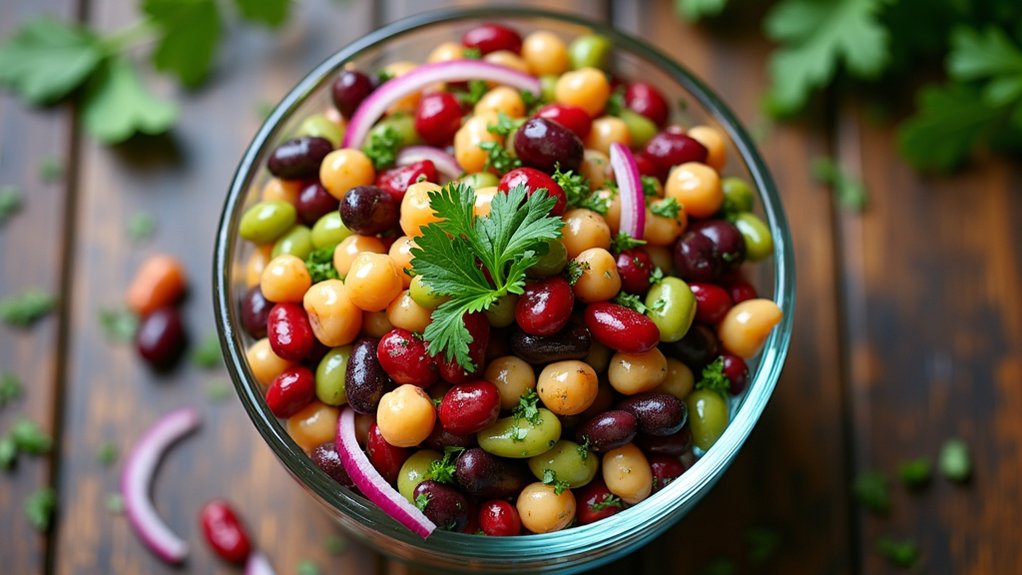 colorful nutritious bean salad