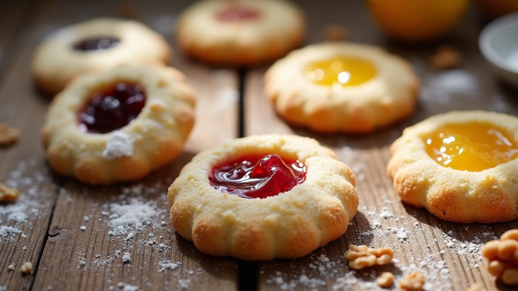 delightful jam filled cookies