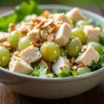 grapes enhance chicken salad