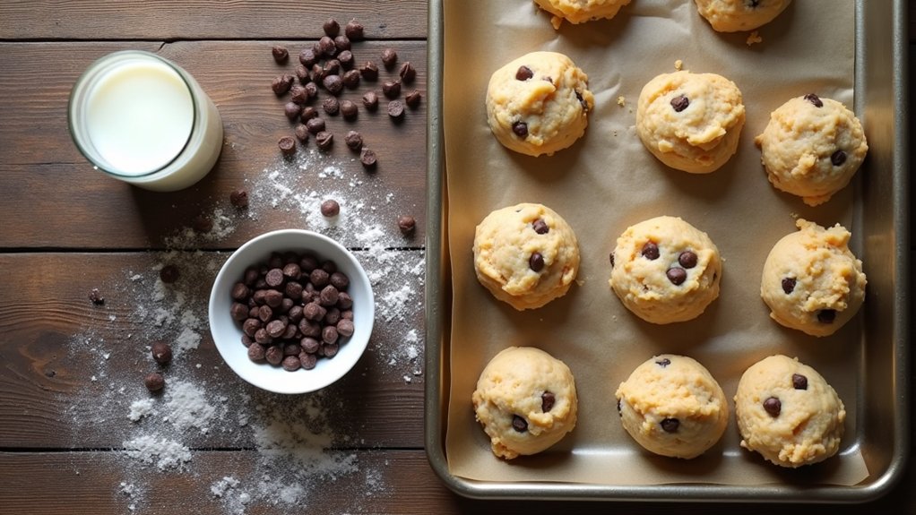 homemade chocolate chip cookies