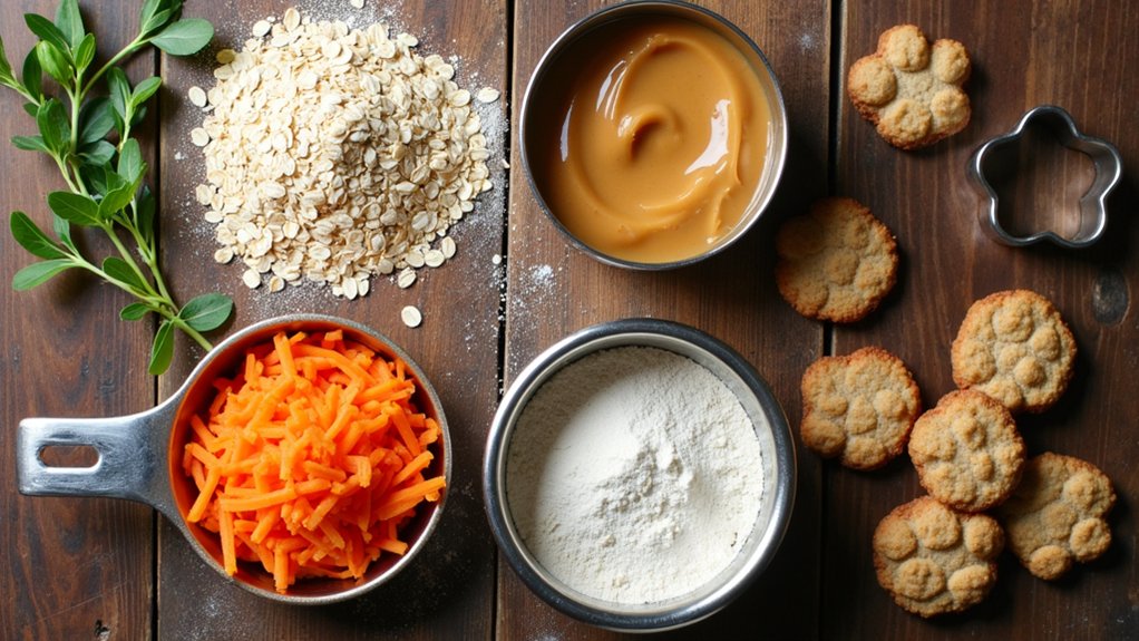homemade nutritious dog cookies