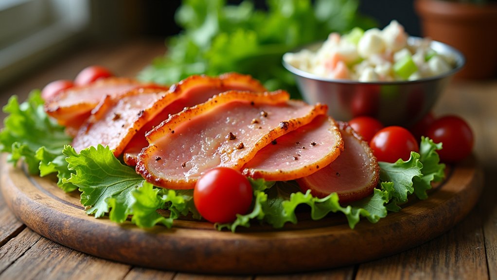 honey baked ham salad