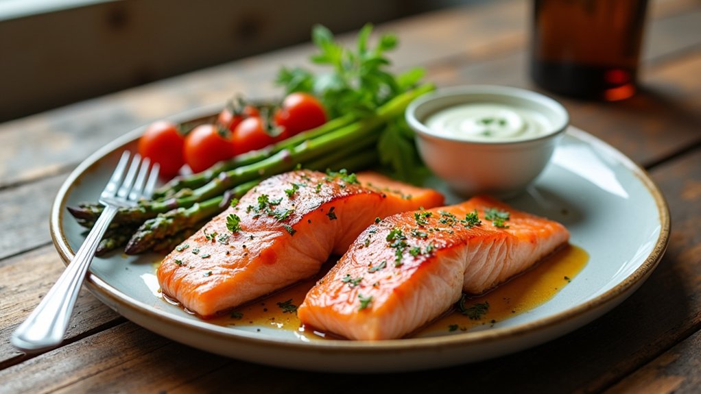 lemon garlic baked salmon recipe