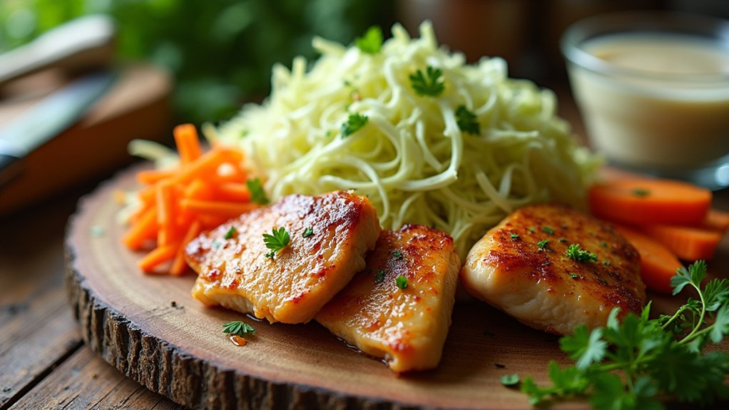 marinate grill rest serve