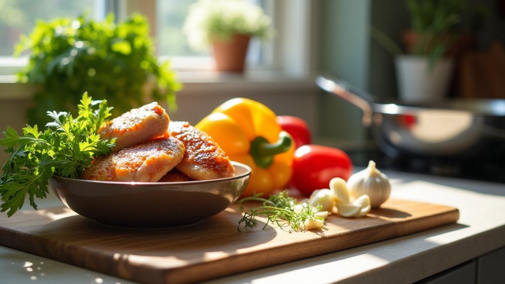 marinate sear bake rest