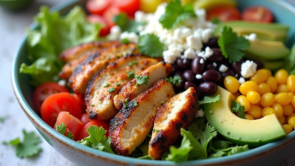 nutrient rich mexican chicken salad