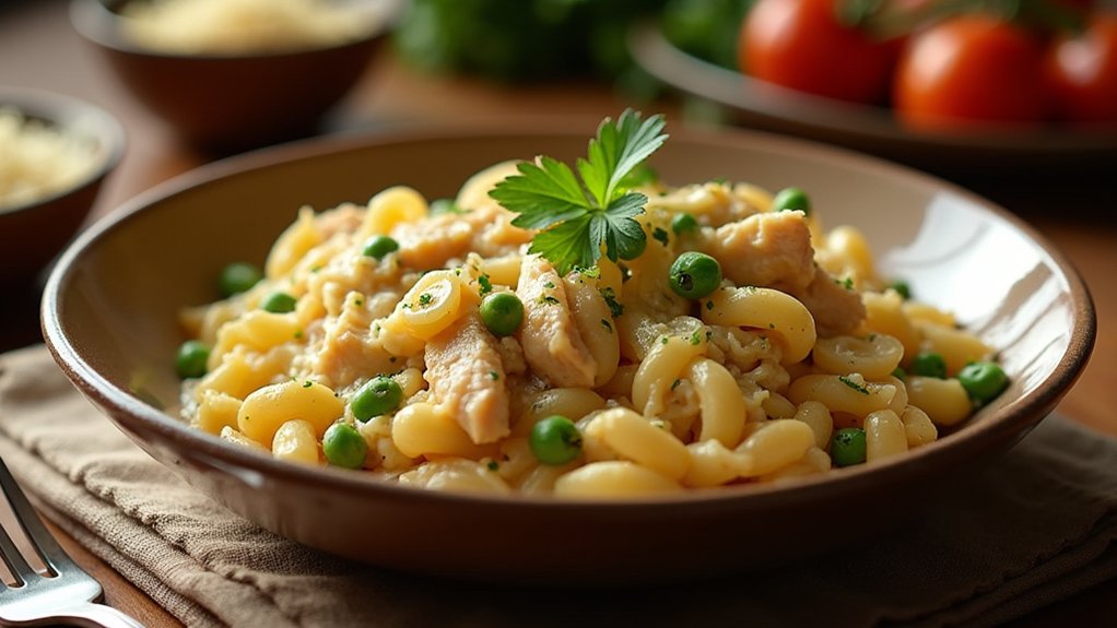 nutritional breakdown of tetrazzini