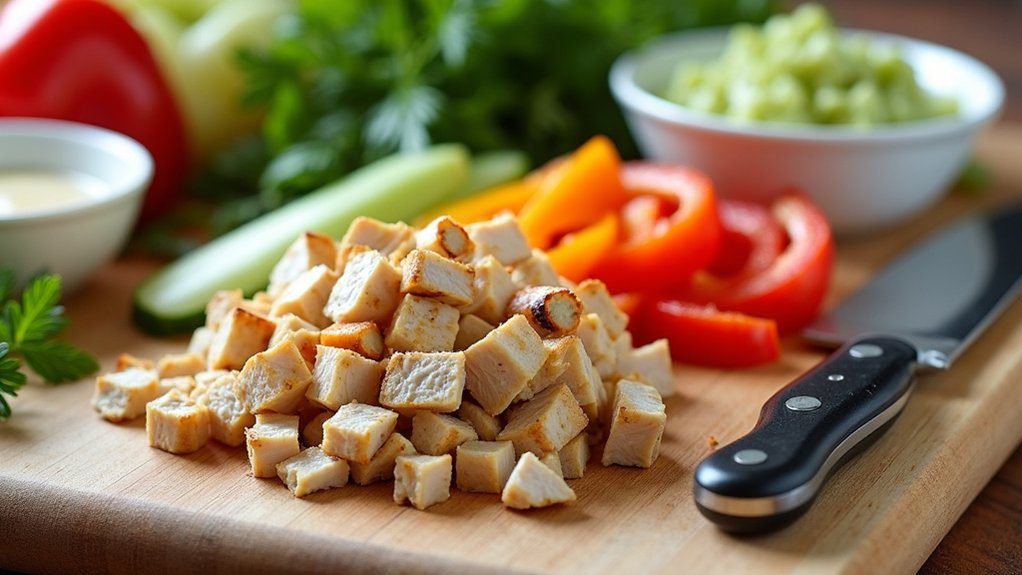 prepare and chill salad